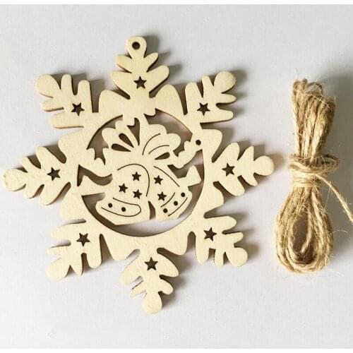 Christmas Ornament - Laser Cut Out Unfinished Wood Shape Craft Supply
