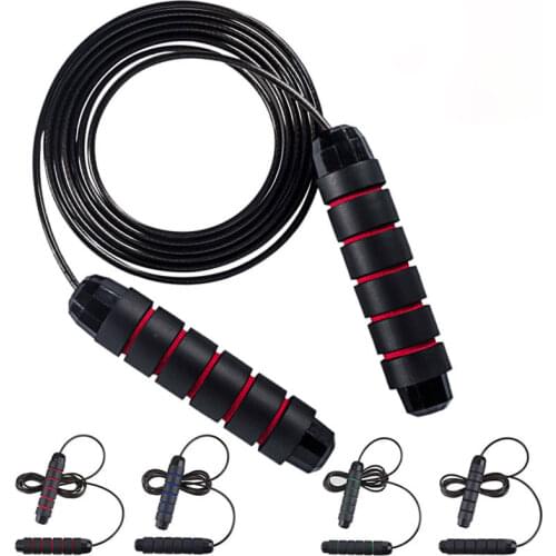 Bearing jump rope Fat burning Tangle-Free jumping rope adjustable skipping speed Crossfit cuerda para saltar Equipments light