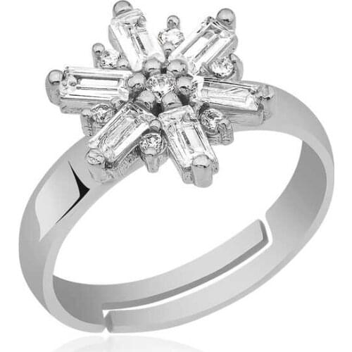 Tevuli 925 Sterling Silver Wind Rose Ring