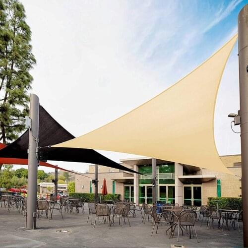 Triangle Rectangular Shade Sail Polyester Oxford Household Waterproof Sunscreen Garden Shade Outdoor Awning Parts Terrace Canopy