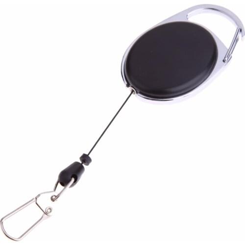 Outdoor Telescopic Wire Rope Key Burglar Keychain Tactical EDC Retractable Chain Return key Ring Holder Camping Travel Kits