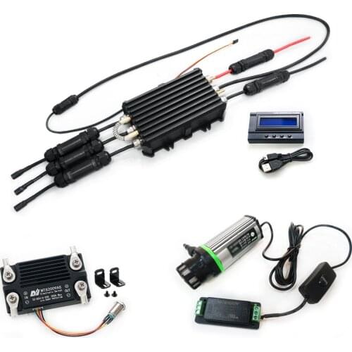 In Stock! Rc Boat 300A Fully Waterproof Brushless ESC 3s-14s HV ESC With Switch / Waterpump For Monoboat Yacht Marine Efoil