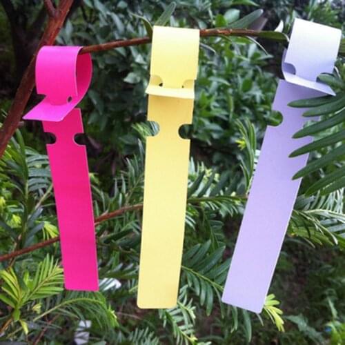 100pcs Garden Plant Labels Pvc Plant Tags Nursery Markers Flower Pots Seedling Labels Tray Mark Tools Pot Waterproof