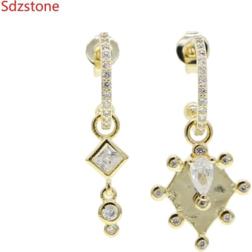 2020 Vintage Geometric Earrings For Women Statement Earrings Geometric Gold Metal Dangle Earrings Trend Fashion Jewelry
