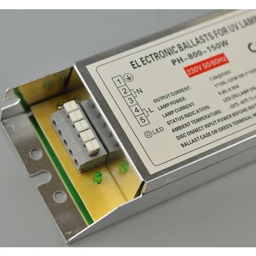 PH6-800-150W Waste Gas Treatment Photolysis Ultraviolet Tube Ballast UV Plate Burning Lamp Rectifier
