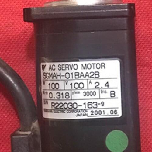 Used Tested Working SGMAH-01BAA2B AC SERVO MOTOR