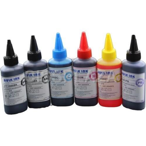 CISSPLAZA 6x 100ml for PGI480 CLI481 Ink Cartridge Dye Ink compatible for Canon PIXMA TS8140 TS8240 TS8340 TS9140 printer
