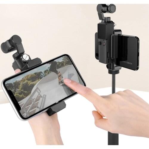 Phone Holder Bracket with 1/4 Threaded Hole for FIMI PALM Handheld Pocket Camera Accessories Expansion Stand Holder