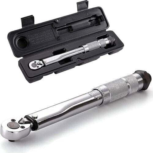 1/4" Square Drive Torque Wrench 5-25Nm Drive Click Torque Wrench