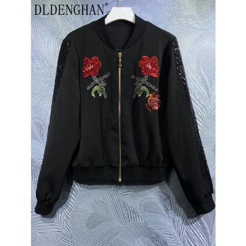 Женские черные куртки DLDENGHAN China At AliExpress