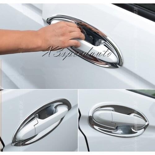 For Honda Fit/Jazz 2014 15 16 Car Stickers Door Handle Bowl Cover Trim 8pcs Car-styling