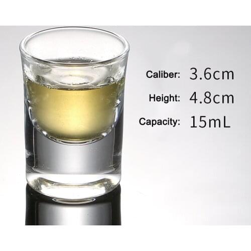 Heavy Base Shots Glass Chineses Style Drinking Tool Bar and Party Glass Tumblers NIN668