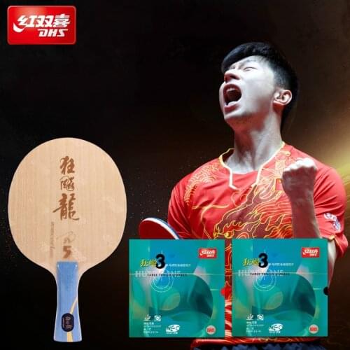 Original Dhs Ma Long 2018 World Table Tennis Tournament Table Tennis Racket Equipment Ping Pong Bat For Tournament