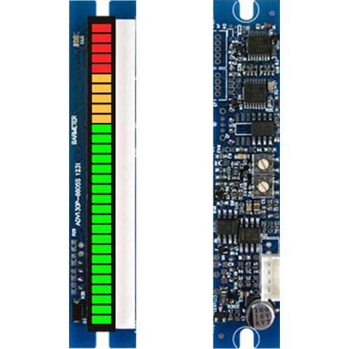 Power Amplifier Volume Electrical Level Display Board 30 Segment 66mm LED Level Volume Indicator Music Spectrum (A Port)