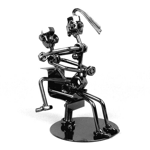 Handmade Iron Art Sexual Intercourse Lovers Figure Metal Making Love Miniature Bedroom Decor Valentines Day Gift Craft Ornament