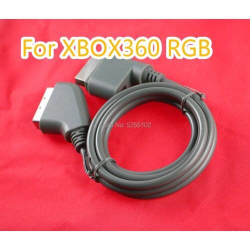 For Microsoft Xbox 360 1.8m/6FT RGB Scart Video HD TV AV Cable For XBOX 360 Version Game Console Video Cable