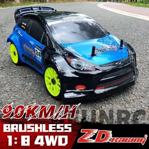 ZD 1/8 RC Remote Control Rally Car Flat Sport Car 80km/h High-speed 4WD Electric Model Buggy Off-road Vehicle Adult Boy Gift