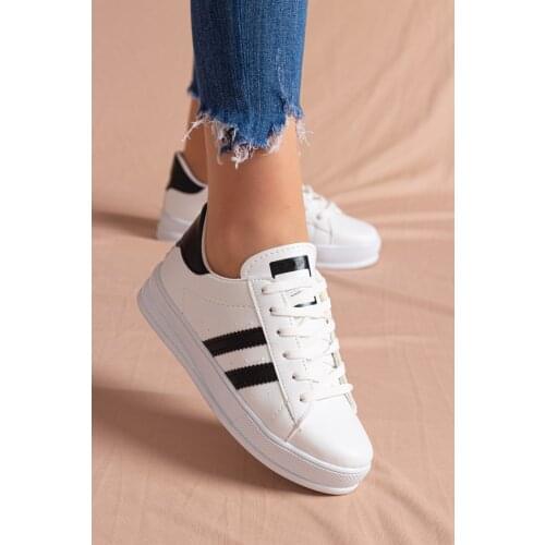 Wovs Brand Womens Running Walking Shoes Athletic Low Top Classic Trainers 80s White Black Sneakers Casual