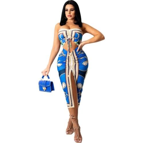 Womens Skirt and Top Set Women Super Short Top Two Piece Saia Midi Women Clothing Summer Sets 2021