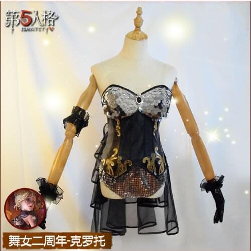 Anime Identity V Animal Trainer Dancer 2nd Anniversary Clotho Uniform Party Dress Cosplay Costume Women Halloween Free Shipping