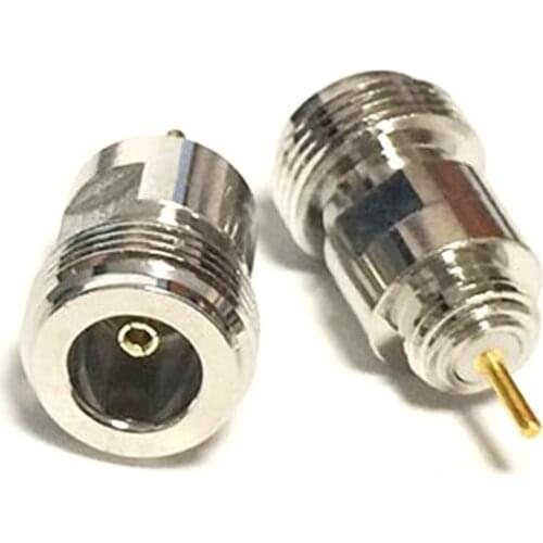 1pc N Female Jack RF Coax Adapter convertor solder post Straight Nickelplated Dedicated amplifiers NEW wholesale