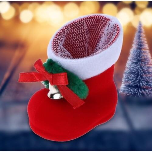 1PC Merry Christmas Candy Boots Gifts Christmas Decorations for Home Xmas Stocking Natal Decor New Year Decoration