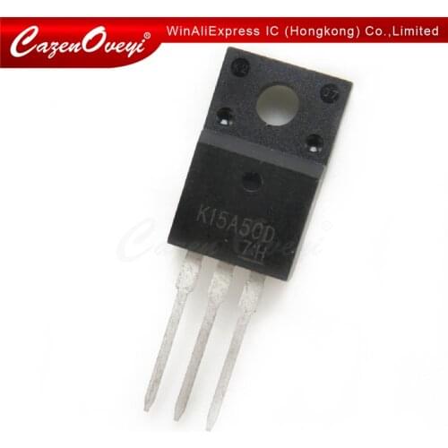10pcs/lot K15A50D TK15A50D TO-220F 500V 15A In Stock