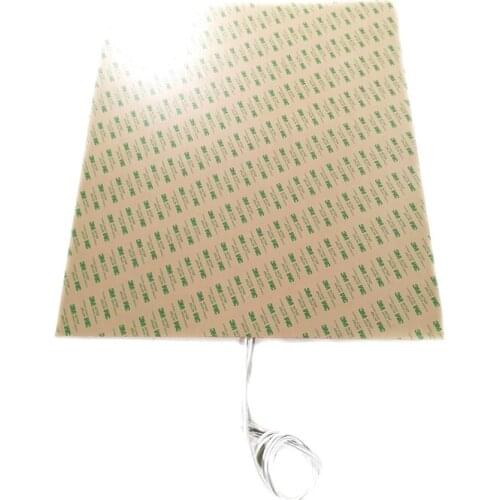 120V 1500W 500*550*1.5mm Silicone Heater for 3d printer adhesive 1 side 100k thermistor 1000mm lead wire