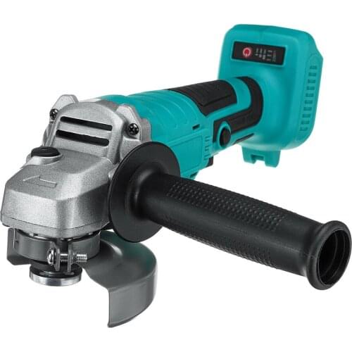 125/100mm Brushless Electric Angle Grinder DIY Woodworking Power Tool 18V 7500RPM Cordless Grinding Machine for Makita Battery