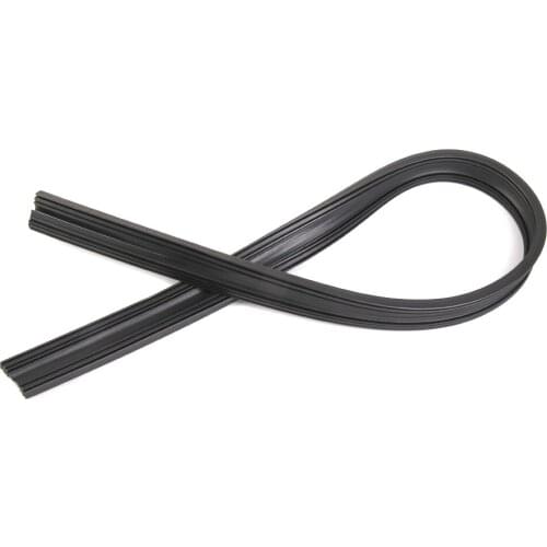 2pc Mount Front Windshield Wiper Blade Rubber Insert Refill Strips 6mm 24"