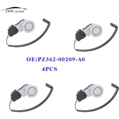 4pcs New Brand PZ362-00209-A0 PDC Backup Parking Sensor For 06-11 Toyota Camry White