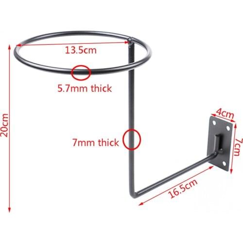 Motorcycle accessories steel helmet rack hanger wall hook coat cap hat helmet rack black white