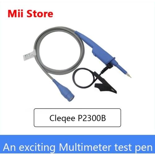 Authentic 1PCS P2300B Oscilloscope Probe BNC protective cap DC-300MHz Scope Clip Probe 500MHz For oscilloscope X10