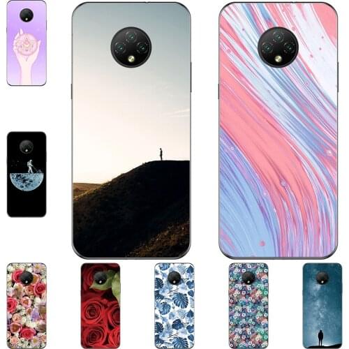 I am alone Phone Case For Doogee X95 X95 Pro 6.52 inch Bags Fashion Luxury Color Cartoon Printed Paint Mobile