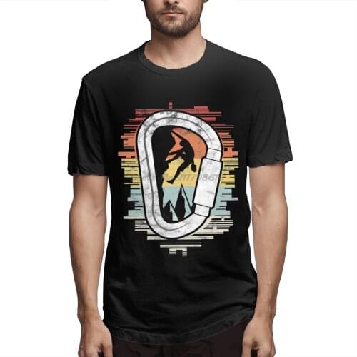 Climbing Vintage Retro T Shirt Big Size Cotton Crewneck Short Sleeve Anime TShirt Men Cotton Tees Streetwear Harajuku