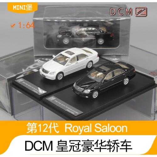 1:64 TOYOTA CROWN ROYAL SALOON BLACK Metal Diecast Alloy toy cars Model Vehicles For Children Boys gift hot