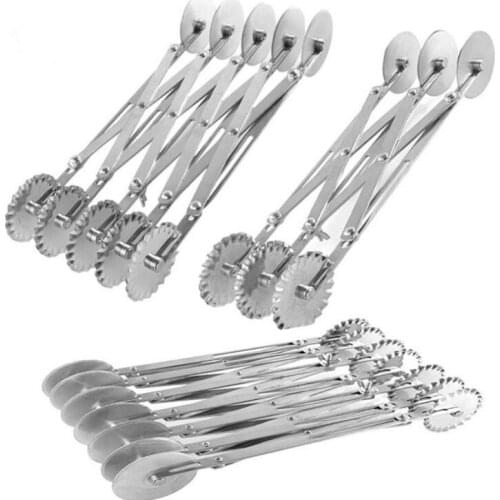 Fast shipping high quality multi wheels roller pizza cutter,dough divider cutter,pizza cake baking peeler pizza cutter