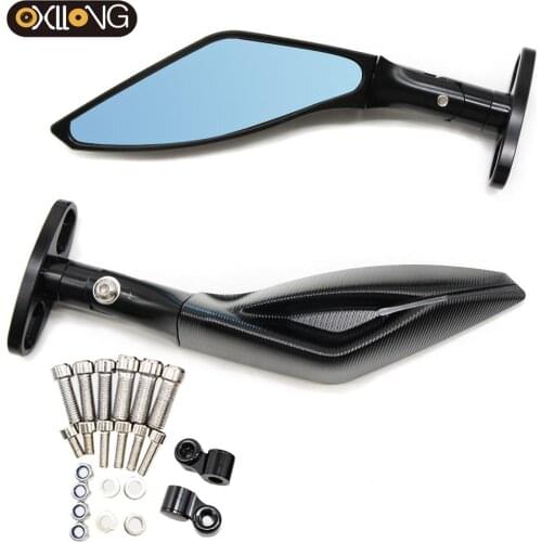 Motorcycle CNC Aluminum Rear View Rearview Mirrors Side Mirror for KAWASAKI z750 NINJA250 HONDA Honda CBR600RR R1 R6 FZ6 SUZUKI