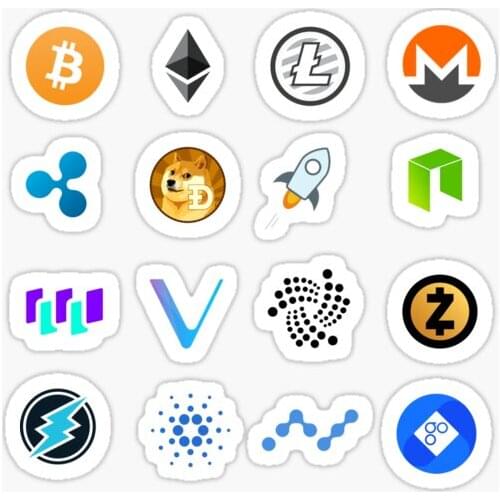 Crypto Coins Sticker