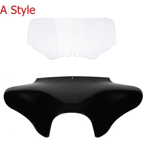 Motorcycle Front Outer Batwing Fairing Windshield Wind Deflectors For Harley Touring Road King Dyna Switchback Fat Boy