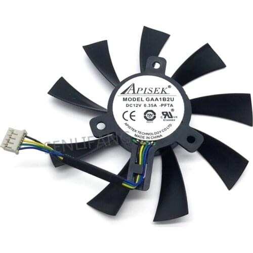 FOR GAA1B2U DC12V 0.35A 92mm VGA Fan R7 Graphics Card Cooling Fan NEW