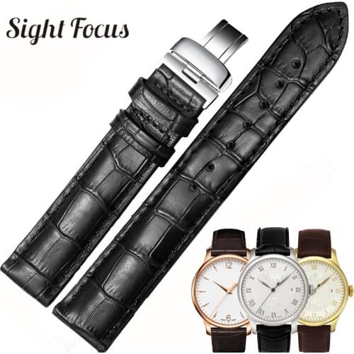 19mm 20mm 22mm Calfskin Watch Bands for Tissot Le Locle T41 T006 PRC200 Watch Strap Wrist Belt Watch Bracelet 1853 Watchband Men