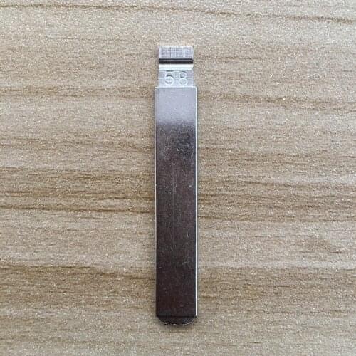 NO.58 Replacement Key Blade for Citroen Triumph Folding Flip Key Middle Groove