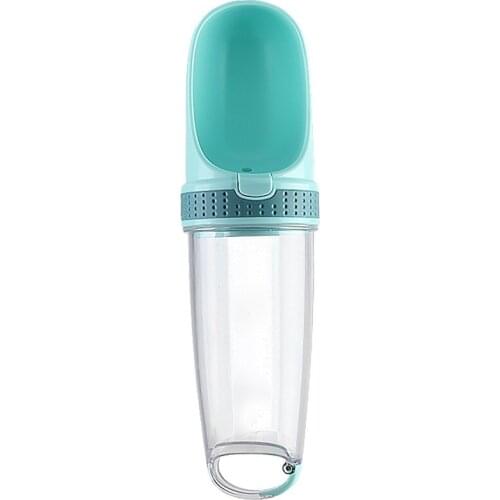 Dog Leak Proof Portable Water Bottle Dispenser with Drinking Feeder for Pets Outdoor Walking, Hiking, Travel