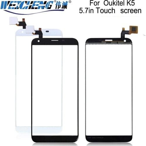 WEICHENG For Oukitel K5 Touch Screen Glass Digitizer 100% Guarantee New Glass Panel Touch Screen For k5 touch+ tools