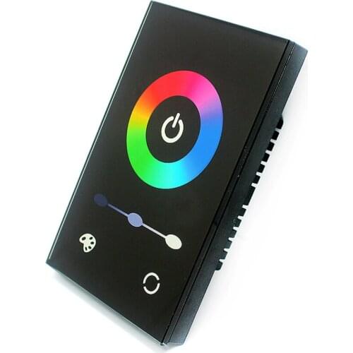 TM08U Touch Panel Low voltage full color controller (American standard);DC12V-24V input; Ouput :4A*3channels,12V