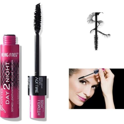 Mascara Waterproof Sweatproof Simple Brush Eyelashes Thick Curling Combined Brush Head Thick Root Clearly Without Adestion