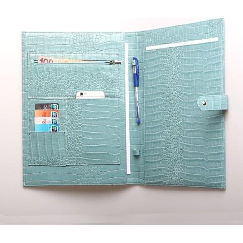 XMESSUN Customized Crocodile Pattern File Folder for Women 2021 Summer Document Bag Pouch Macbook Air Pro 13 inch Trendy Bag