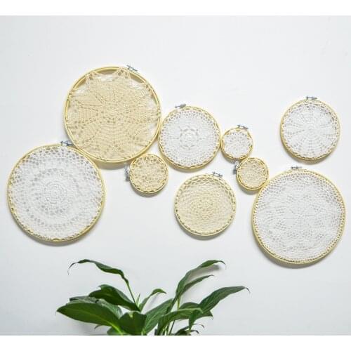 1 Set DIY Tapestry Wall Hanging Lace Dream Catcher Set Wedding Background Decoration Mexican Party Decorations Wall Decor
