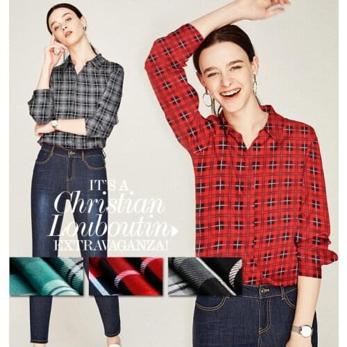 114 cm plaid printed silk fabric 12 mm silk crepe de chine fabric summer breathable clothing dress fabric wholesale silk cloth